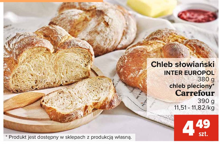 Chleb pleciony Inter europol promocja