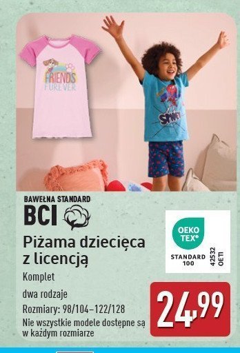 Piżama dziecięca 98/104-122/128 promocja w Carrefour