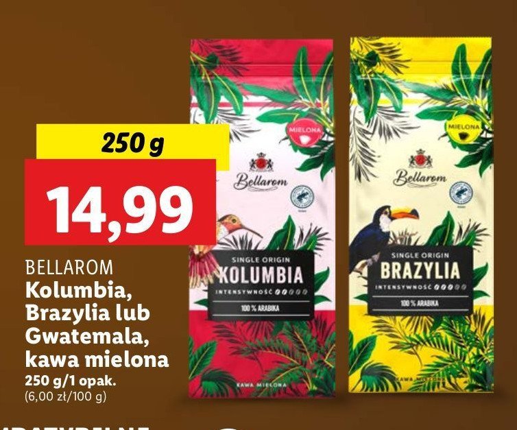 Kawa kolumbia Bellarom promocja