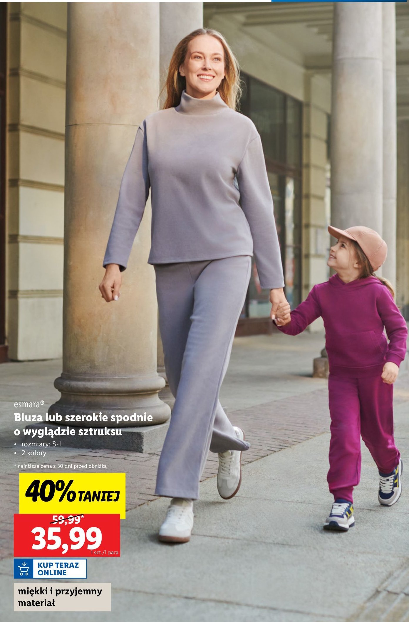 Bluza damska sztruks s-l Esmara promocja