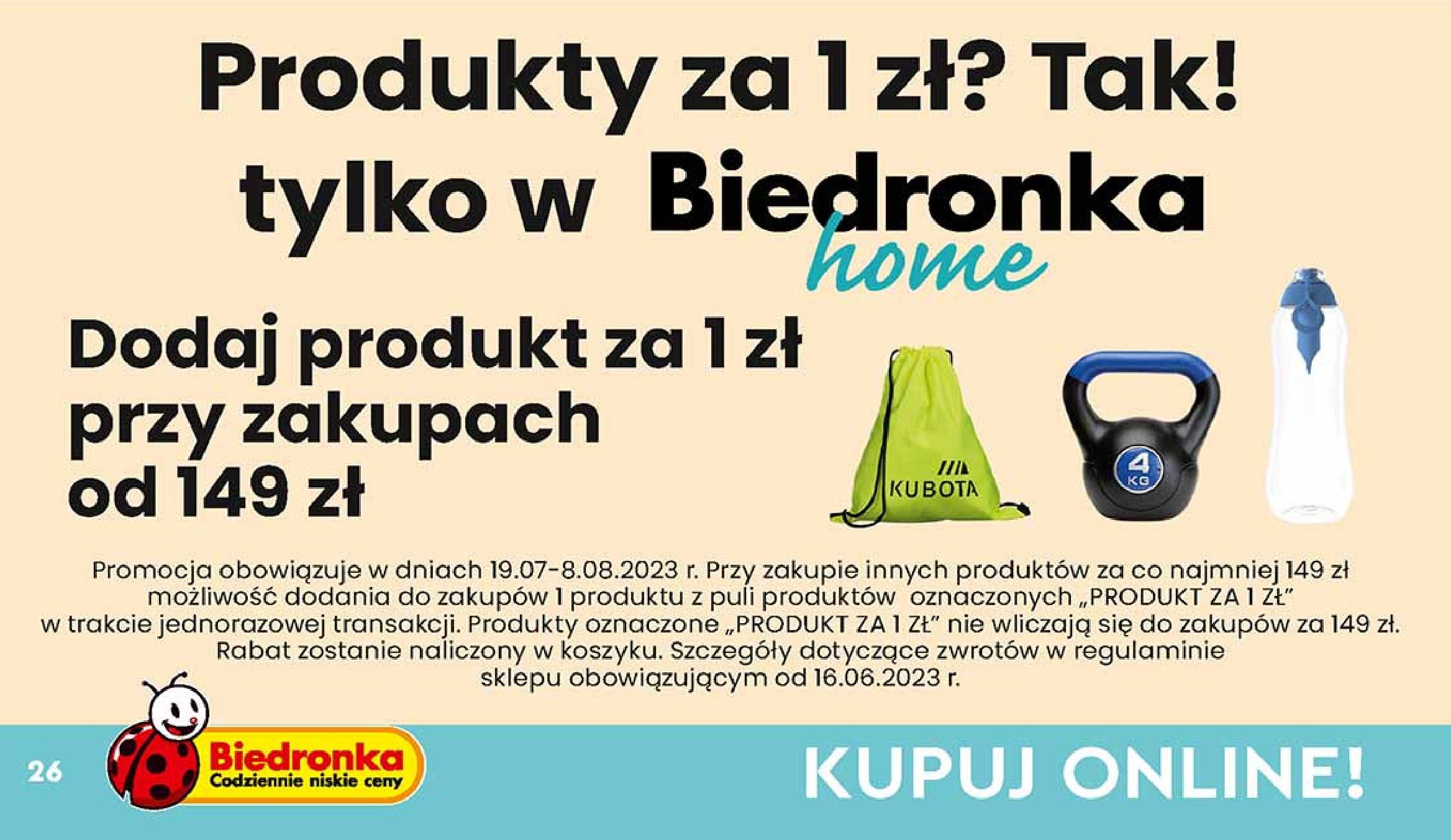 Hantla kattlebell 4 kg promocja