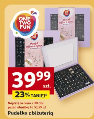 Pudełko z biżuterią promocja w Auchan