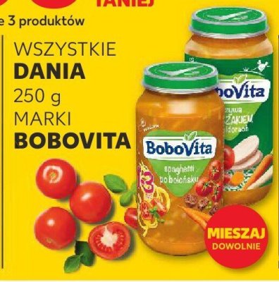 Dania BOBOVITA 250 g trzeci -100% taniej promocja w Kaufland