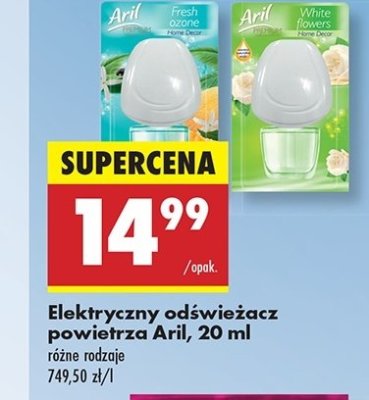 Odświeżacz powietrza fresh ozone Aril promocja