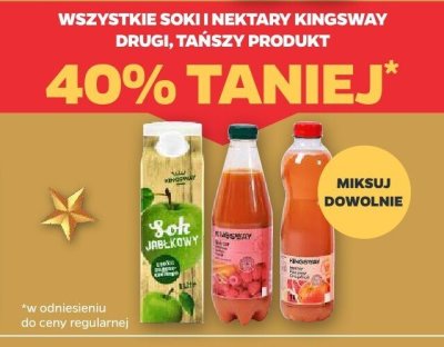 Sok wszystkie rodzaje Kingsway promocja w Netto
