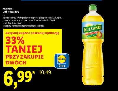 Olej rzepakowy Polski promocja w Lidl