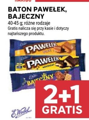 Baton Pawełek, Bajeczny, różne rodzaje promocja w Stokrotka
