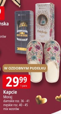 Kapcie damskie promocja w Leclerc