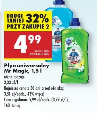 P艂yn uniwersalny lilia wodna Mr magic promocja
