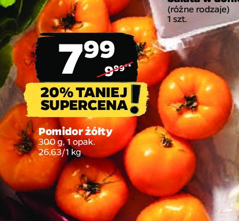 Pomidory żółte mięsiste promocja