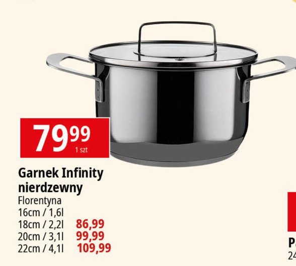 Garnek infinity 1.6 l Florina (florentyna) promocja
