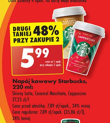 Kawa Starbucks cappuccino promocja