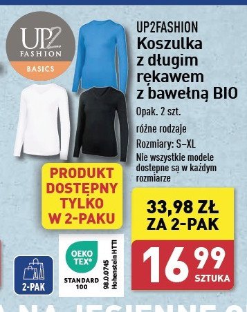 Koszulka damska z długim rękawem s-xl Up2fashion promocja