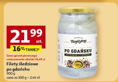 Filety 艣ledziowe promocja w Auchan