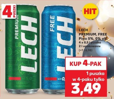 Piwo Lech Premium promocja w Kaufland