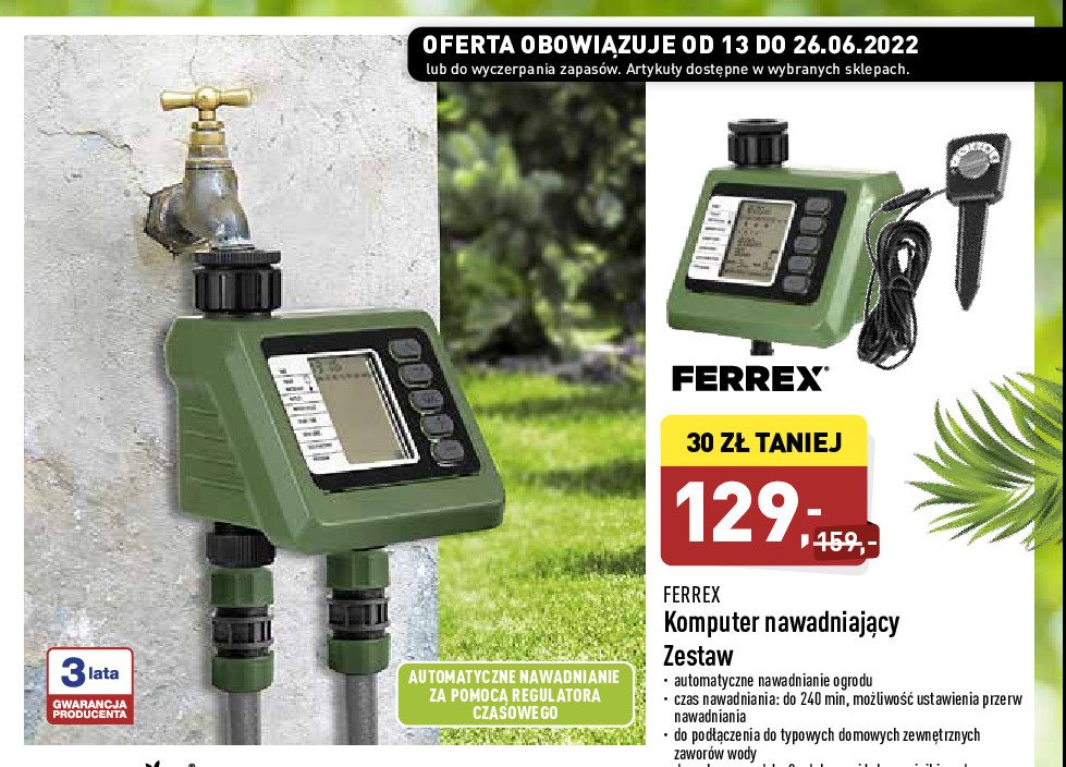 Komputer nawadniaj膮cy Ferrex promocja