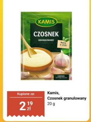 Czosnek granulowany  promocja w Biedronka