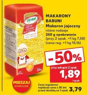 Makaron babuni nitka krajanka Eko-mak promocja w Kaufland