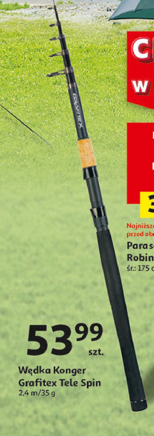 W臋dka grafitex tele spin 240/35 g Konger promocja