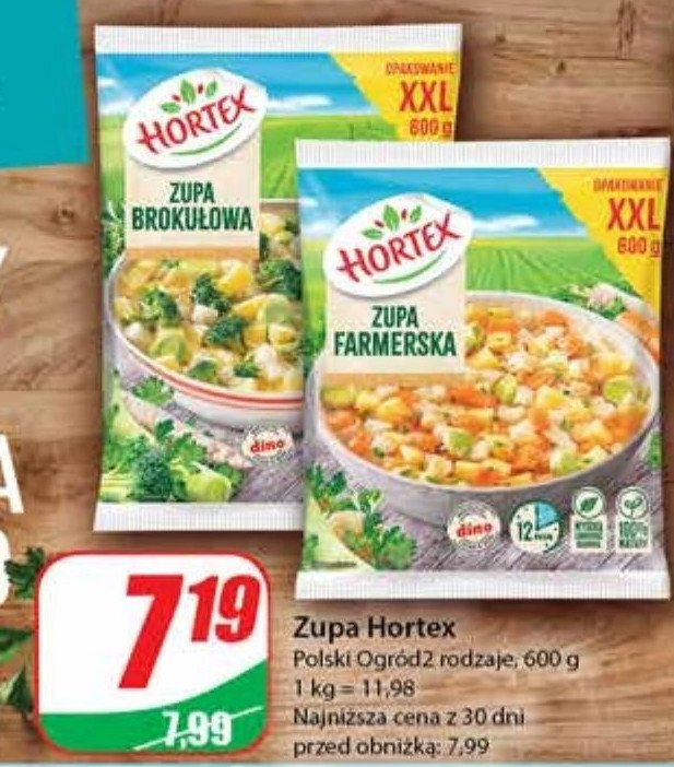 Zupa brokułowa Hortex promocja