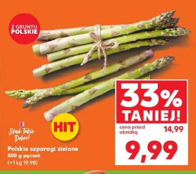 Szparagi zielone K-classic stąd takie dobre! promocja