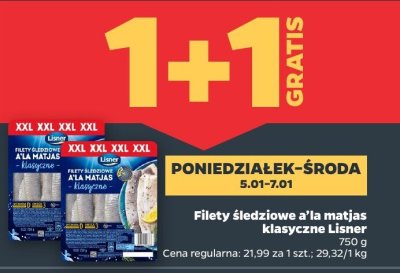Filety śledziowe a'la matias klasyczne  promocja w Netto