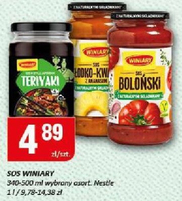 Sos Winiary promocja w Chorten