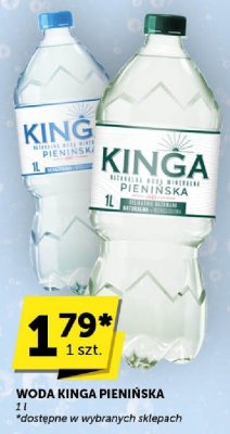 Woda KINGA Pienińska promocja w ABC