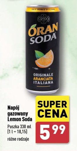 Napój ORAN SODA promocja