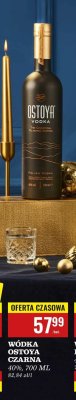 Wódka Ostoya Czarna 40%, 700 ml promocja w Biedronka