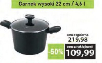 Garnek wysoki Galicja Mistral 22 cm / 4,6 l promocja w Delikatesy Centrum