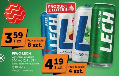 Piwo Lech Free 500 ml promocja w Euro Sklep