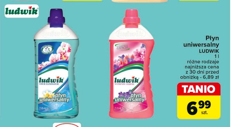 Płyn uniwersalny odor eliminator Ludwik promocja