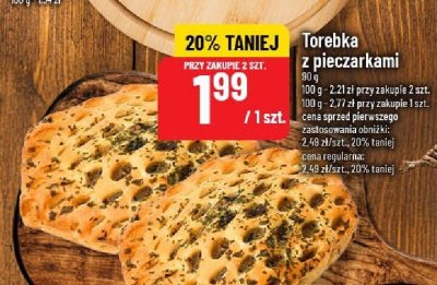 Torebka z pieczarkami promocja w POLOmarket