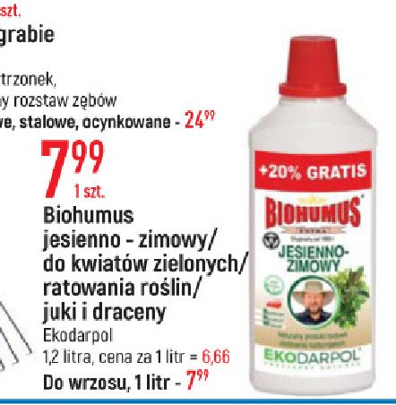 Biohumus extra do ratowania ro艣lin Ekodarpol promocja