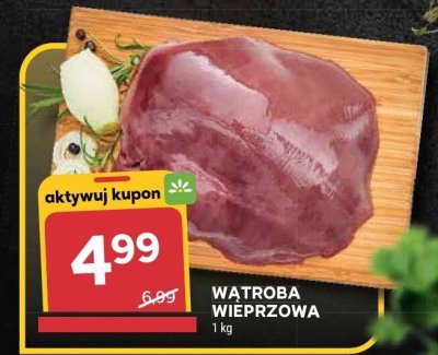 Wątroba wieprzowa promocja w Stokrotka