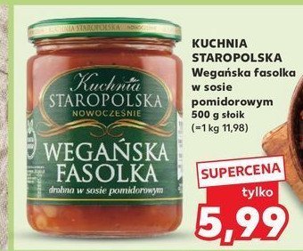 Wegańska fasolka drobna w sosie pomidorowym promocja