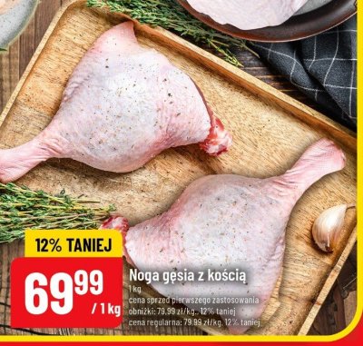 Noga gęsia z kością promocja w POLOmarket