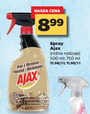Spray do czyszczenia Ajax oven & microwave Ajax . promocja