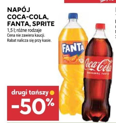 Napój Coca-Cola, Fanta, Sprite promocja w Stokrotka