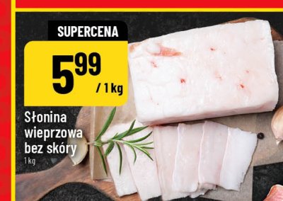 Słonina wieprzowa bez skóry promocja w POLOmarket