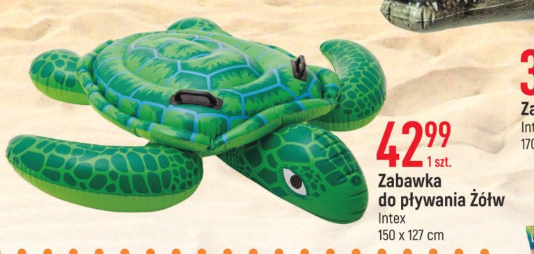 Żółw do pływania 150 x 127 cm Intex promocja
