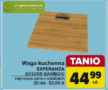 Waga kuchenna bamboo Esperanza promocja