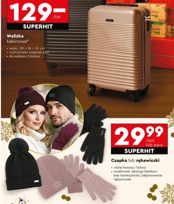 Czapka lub rękawiczki promocja w Biedronka