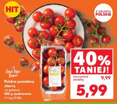 Pomidory cherry na gałązce polska K-classic stąd takie dobre! promocja