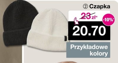 Czapka damska - przykładowe kolory promocja w Woolworth