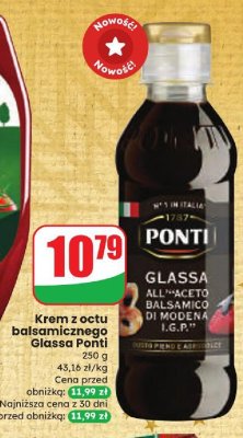 Krem z octu balsamicznego Glassa Ponti promocja w Dino