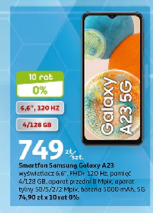 Smartfon a23 Samsung galaxy promocja