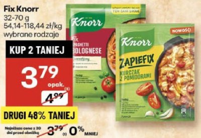 Fix Knorr promocja w Delikatesy Centrum