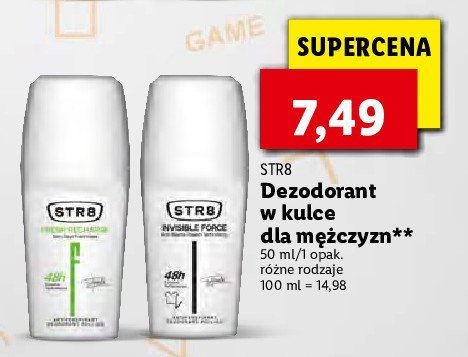 Dezodorant Str8 fresh recharge promocja